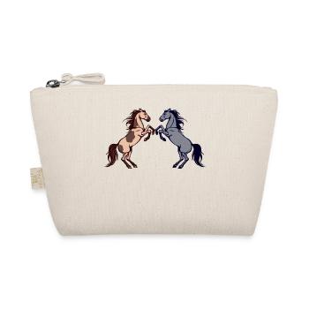 Icelandic Horses Horse Love Horse Fan Horses - Organic Pouch - nature - Front