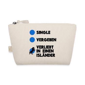 Pferde Lustig Statement Islandpferde Pferdefan - Bio-Täschchen - Natur - Vorne