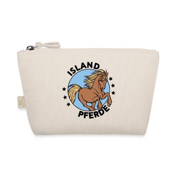Stute Pferde Statement Islandpferde Pferdefan - Bio-Täschchen - Natur - Vorne