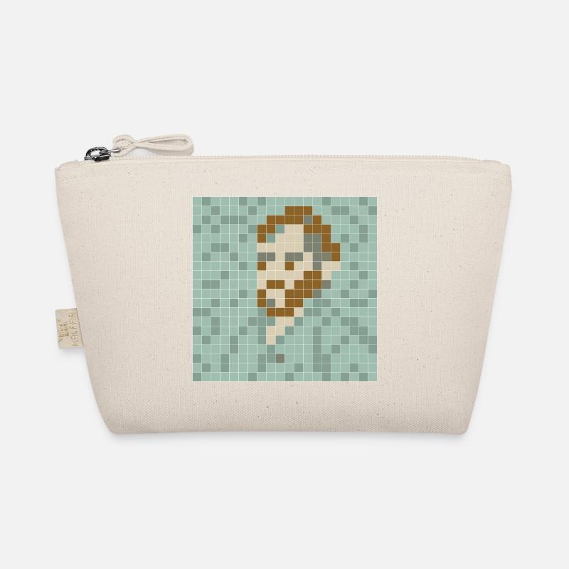 Van Gogh - Self portrait - PixelArt Self-Portrait Organic Pouch