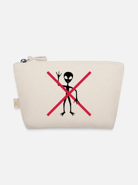 Forbidden shield of extraterrestrial visitors - Organic Pouch - nature - Front