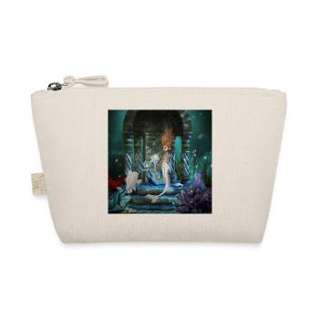 Mignonne petite sirène avec des poissons fantastiques - Trousse biologique - nature - Devant