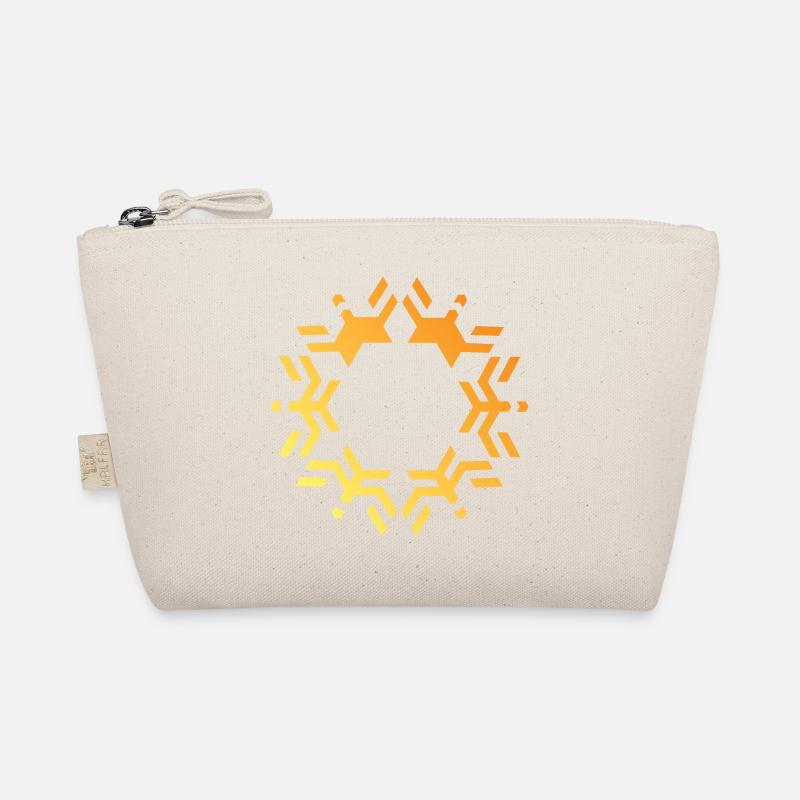Icône flocon de neige Icône du logo Snow Star Trousse biologique
