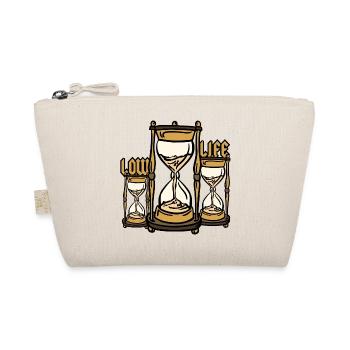 Low Life Hourglass - Organic Pouch - nature - Front