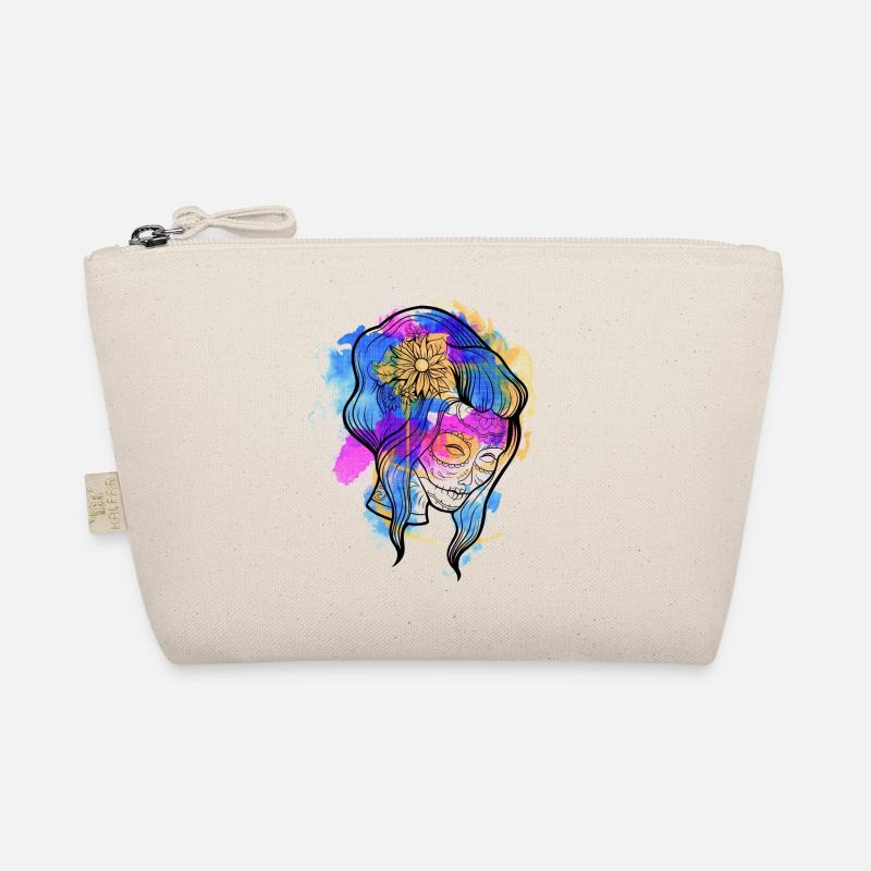 Une belle et drôle aquarelle Calavera Design Trousse biologique