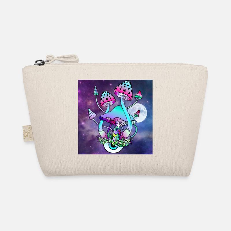 Magic Mushrooms Psychedelic Mushroom Art Organic Pouch