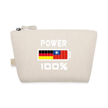 Allemagne et Taïwan Power 100% - Trousse biologique - nature - Devant