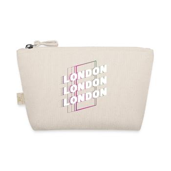 London England UK City Font Skyline Home - Organic Pouch - nature - Front