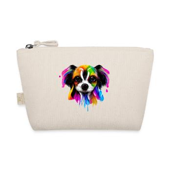 Papillon in color - Organic Pouch - nature - Front