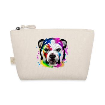 American Bulldog in color - Organic Pouch - nature - Front