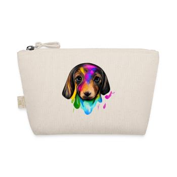 Dachshund in color - Organic Pouch - nature - Front