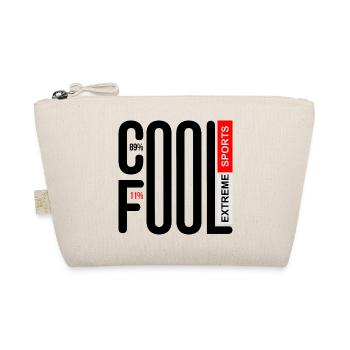 COOL FOOL EXTREME SCHWARZE LINIE - Bio-Täschchen - Natur - Vorne