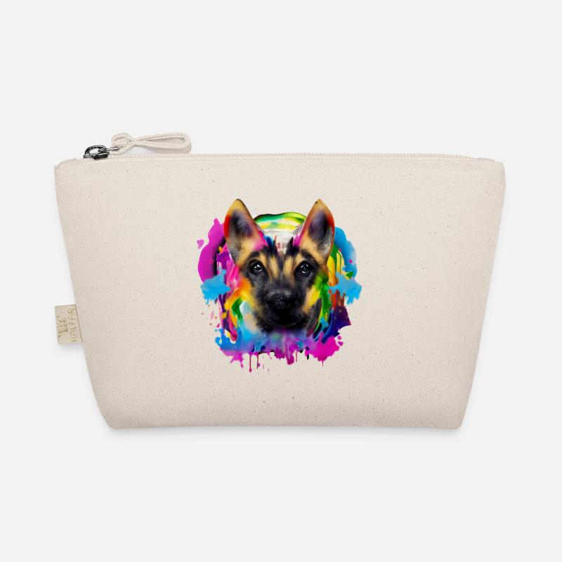 Conception de chien de berger en couleur Trousse biologique