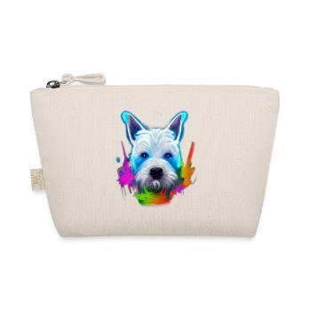 West Highland White Terrier Design - colorful - Organic Pouch - nature - Front