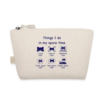 Chats, chats, chats (bleu) - Trousse biologique - nature - Devant