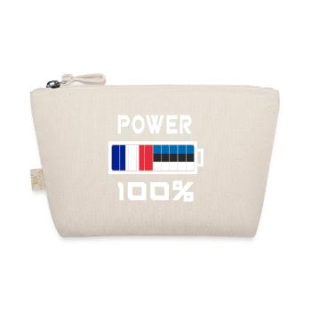 L'Estonie et la France gagnent 100 % - Trousse biologique - nature - Devant