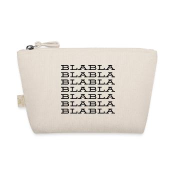 "Blabla" Saying - Bio-Täschchen - Natur - Vorne