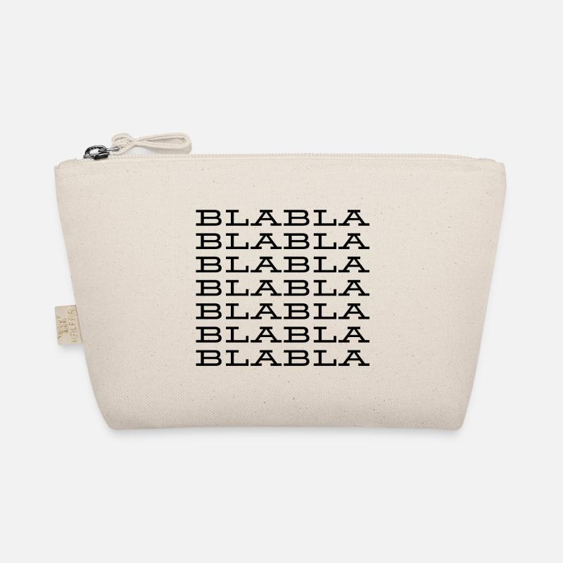 "Blabla" Saying Bio-Täschchen