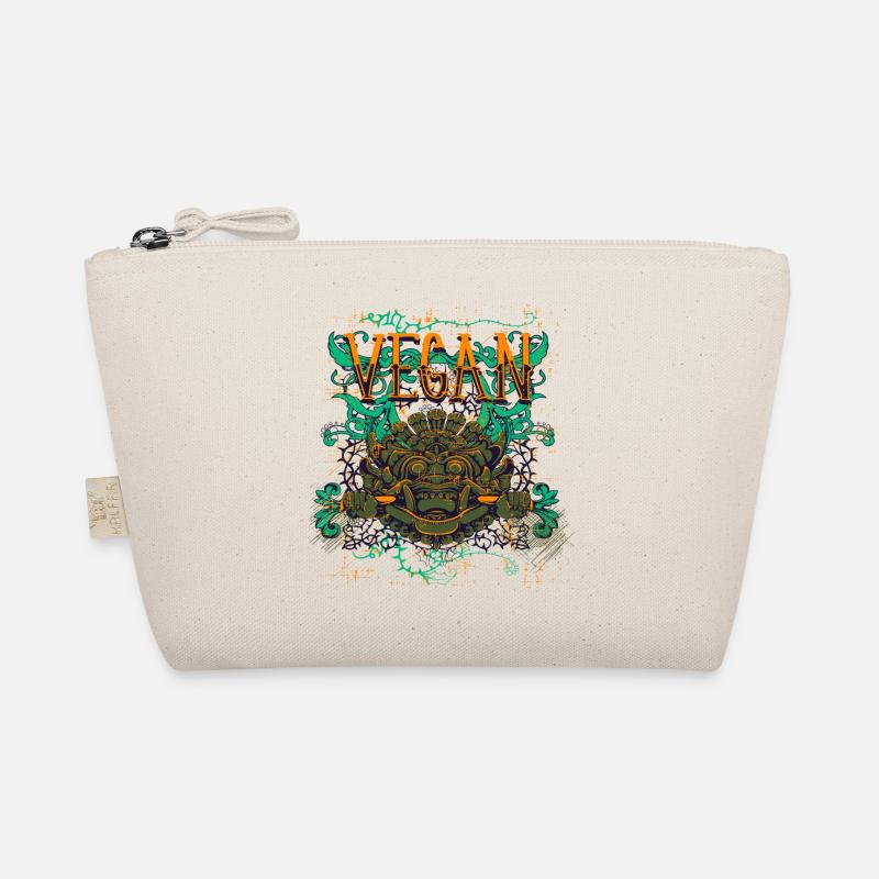 A Beautiful and Fun Vegan "Vegan" Design Organic Pouch