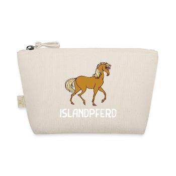 Islandpferde Spruch Pferde Haflinger Pferdefan - Bio-Täschchen - Natur - Vorne