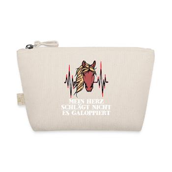 Hengst Statement Cool Galopp Islandpferde - Bio-Täschchen - Natur - Vorne