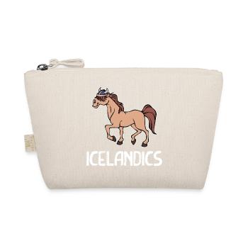 Icelandic Horses Horses Icelandic Horse Fan Horse Love - Organic Pouch - nature - Front