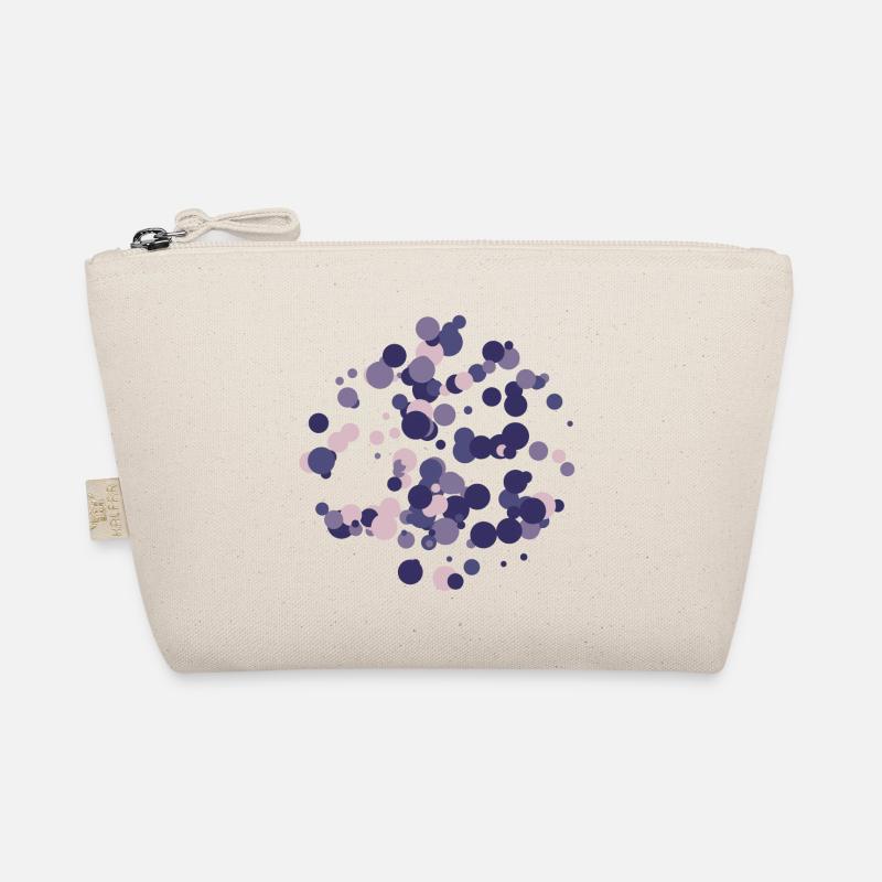 Abstract circles pattern Organic Pouch