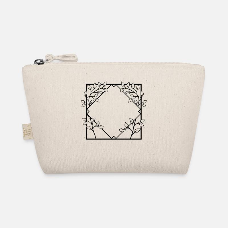 Frame with branches Square frame Organic Pouch
