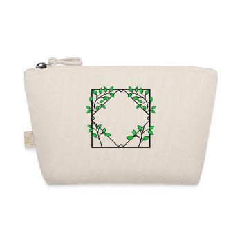 Cadre carré avec décoration de branches - Trousse biologique - nature - Devant