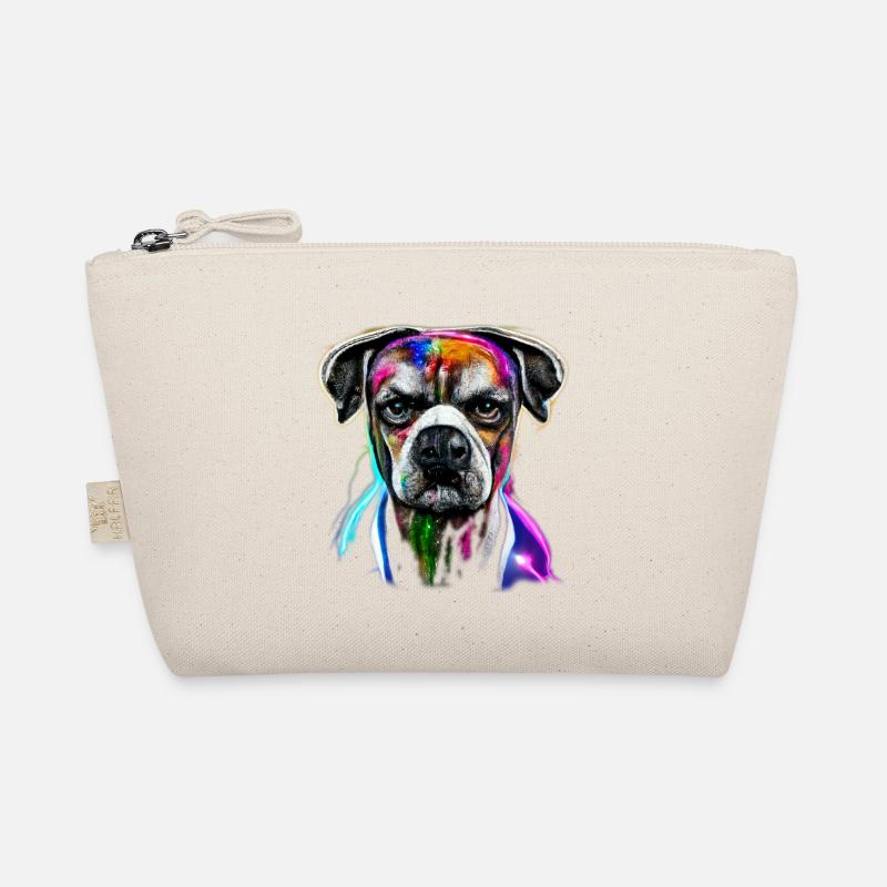 Boxer Design in Farbe Bio-Täschchen