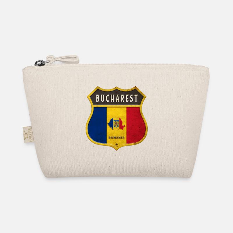 Bukarest Rumänien Wappen Design Bio-Täschchen