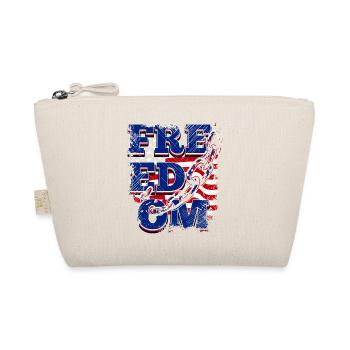 A Beautiful Freedom & Freedom Design - Organic Pouch - nature - Front