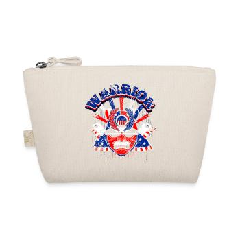Un beau guerrier samouraï avec un design de drapeau américain - Trousse biologique - nature - Devant