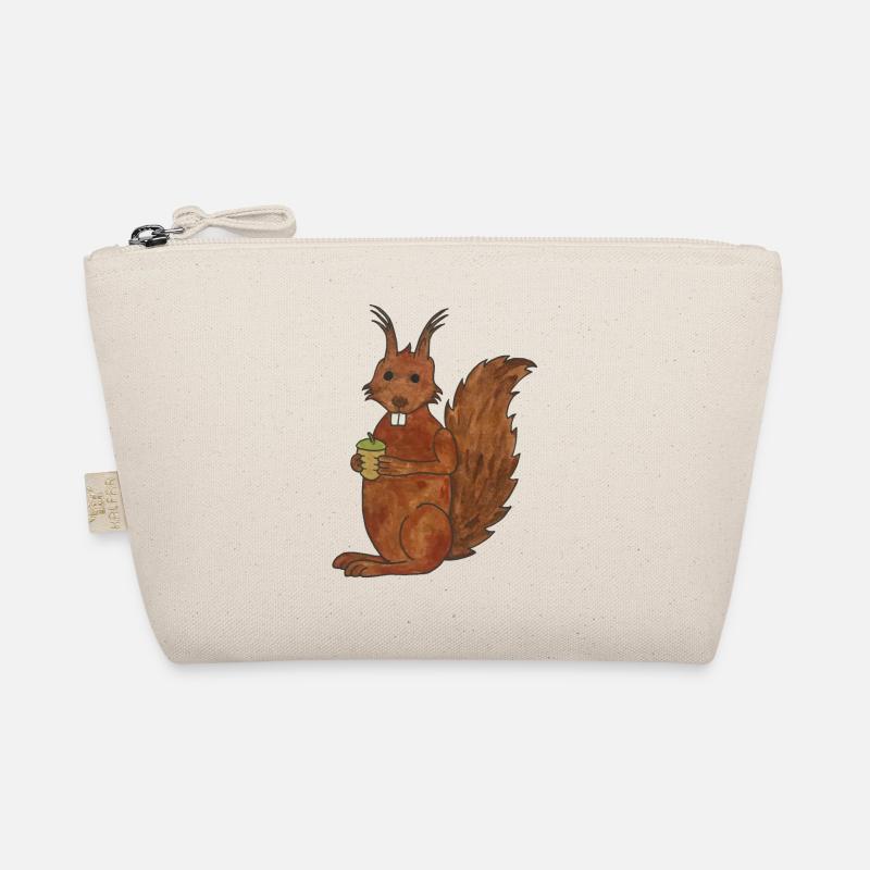 mignon écureuil mignon avec noix de chêne Trousse biologique