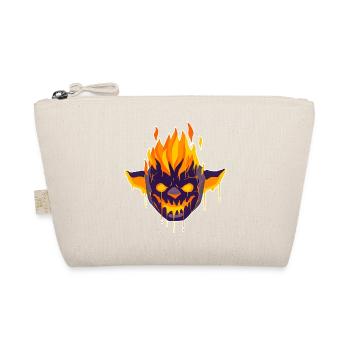 A Beautiful Magmin Monster in Flames Design - Organic Pouch - nature - Front