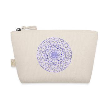 Flow Blue - Mandala made with Love - Organic Pouch - nature - Front