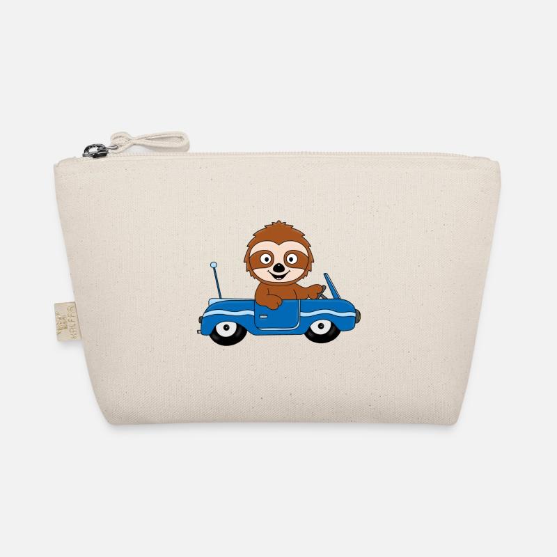 FAULTIER - AUTO - TIER - TIERISCH - KIND - BABY Bio-Täschchen