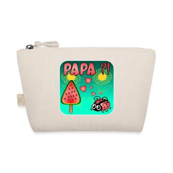 Wassermelonen Eiscreme - PAPA MARIENKÄFER - Bio-Täschchen - Natur - Vorne