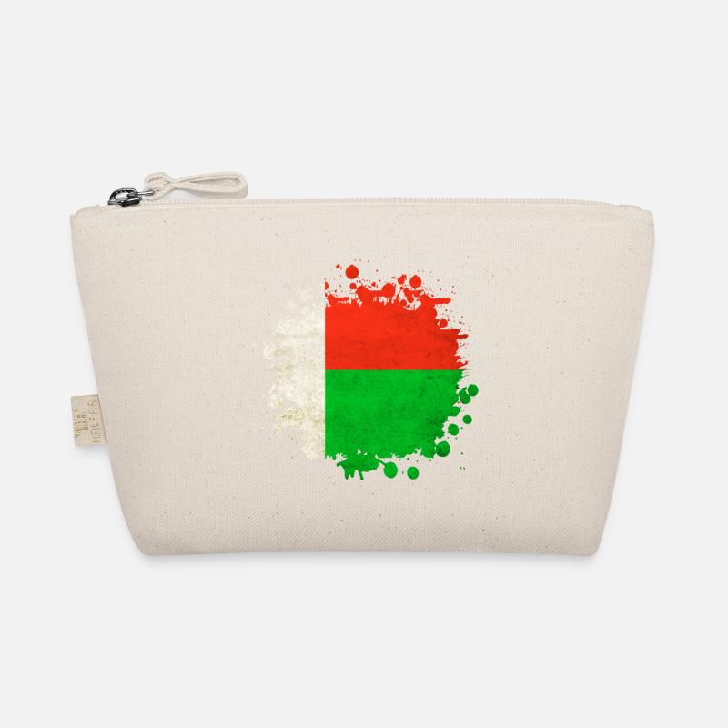 Madagascar flags blob Organic Pouch