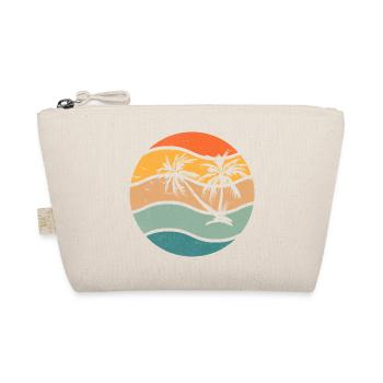 Coucher Palmier Rétro Circulaire - Trousse biologique - nature - Devant