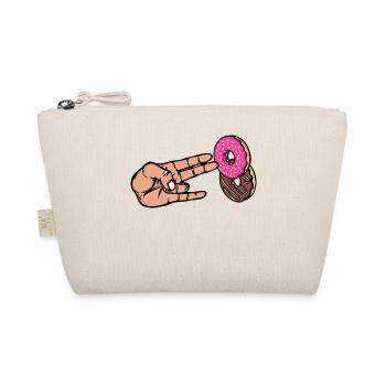 Nachspeise Donut Süßigkeiten Lecker Naschen - Bio-Täschchen - Natur - Vorne