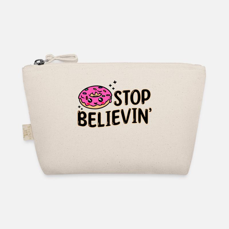 Süßigkeiten Naschen Statement Lecker Donut Bio-Täschchen