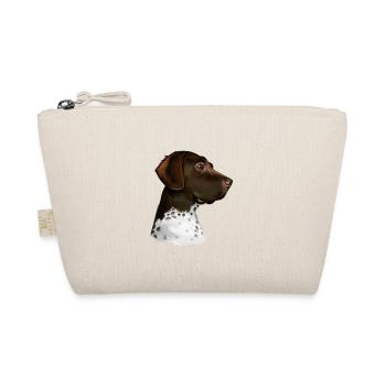 Old Danish Pointer Dog Watercolor Illustration - Organic Pouch - nature - Front