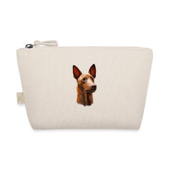 Pharaoh Hound Hund Aquarell Skizze Illustration - Bio-Täschchen - Natur - Vorne