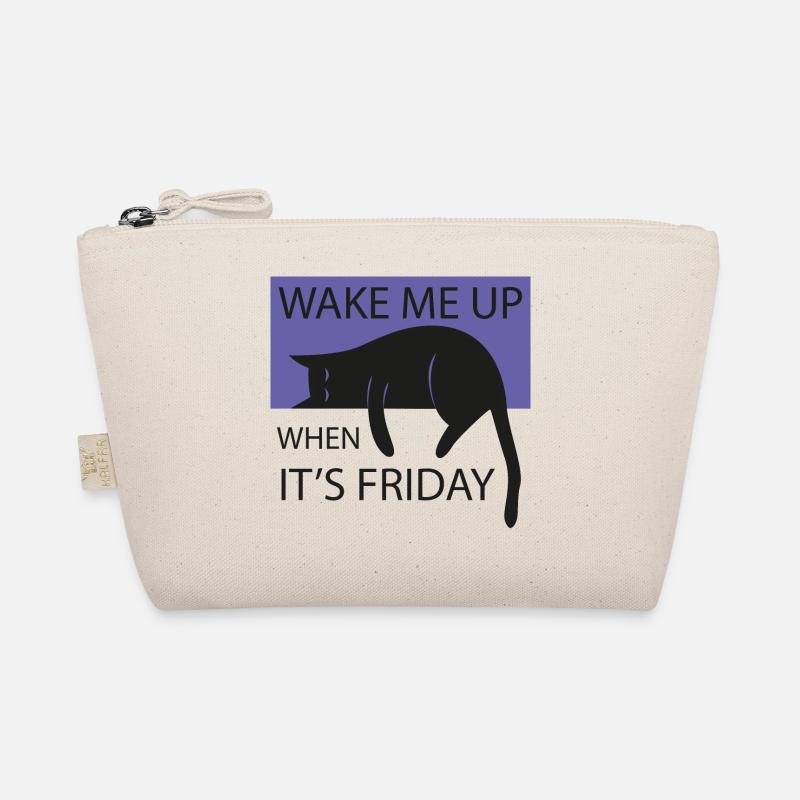 Wake me up when it's friday! Bio-Täschchen