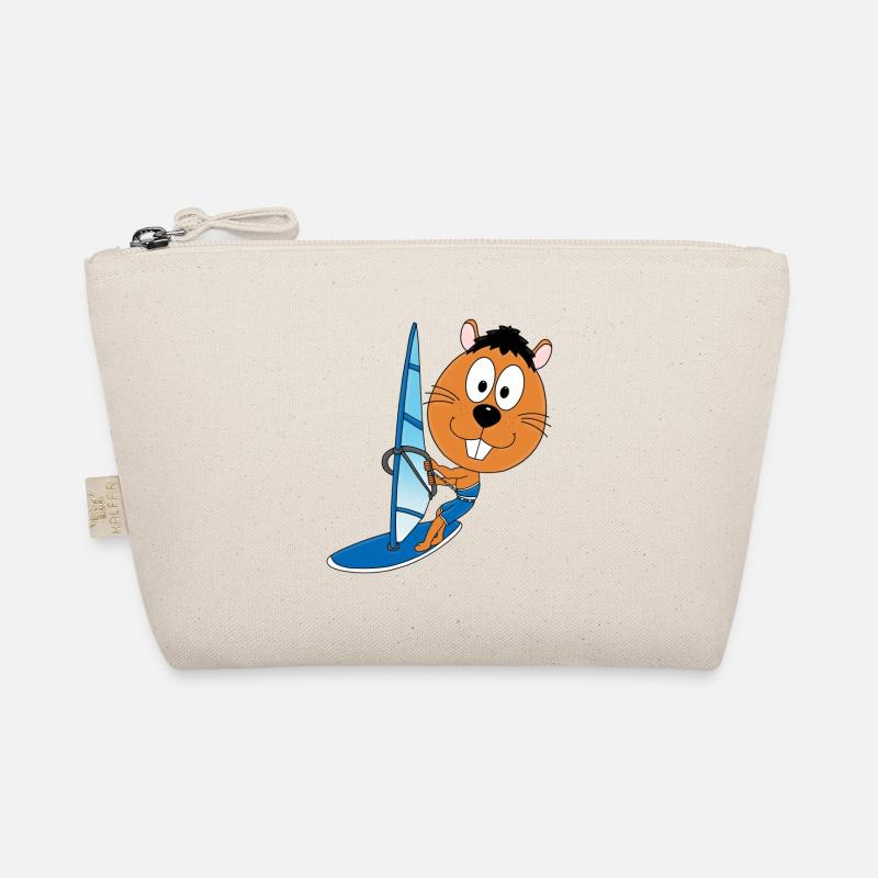 BIBER - OTTER - MARDER - WINDSURFER - SURFER Bio-Täschchen