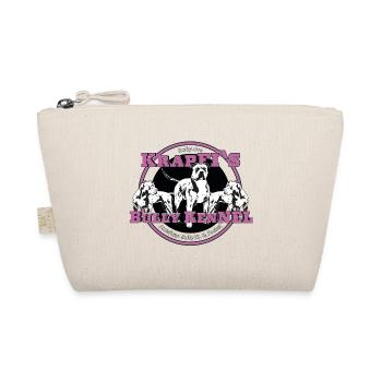 Kennel Logo Neu (ROSA)-American Bully XL & Pocket - Bio-Täschchen - Natur - Vorne