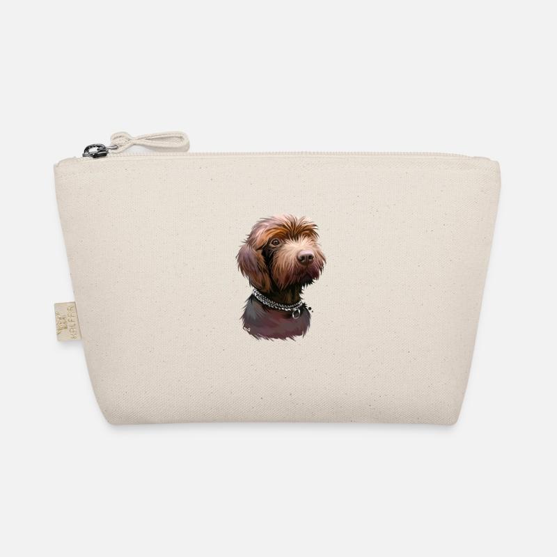 Illustration d’aquarelle pour chien Pudelpointer Trousse biologique