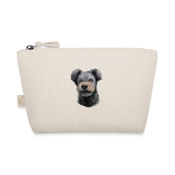 Pumi Hund Aquarell Farbe Illustration - Bio-Täschchen - Natur - Vorne