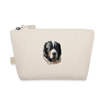 Pyrenean Mastiff Dog Watercolor Illustration - Organic Pouch - nature - Front